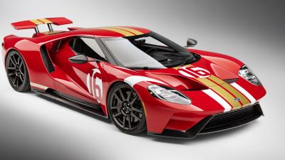 Ford GT, Sports cars, 2022, Red cars, 5K, 8K