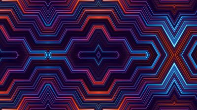 Symmetry, Geometric, Colorful, Lines, Kaleidoscope