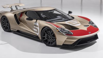 Ford GT, Heritage Edition, Supercars, Special Edition, 2022, 5K, 8K