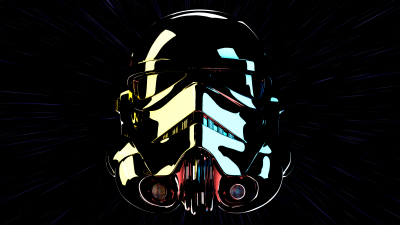 Stormtrooper, AMOLED, Star Wars, Black background