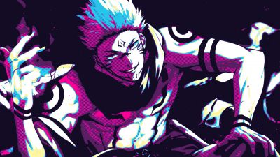 Sukuna, Artwork, Jujutsu Kaisen, Pop Art