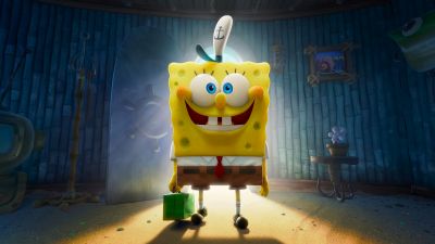 3D SpongeBob, SpongeBob SquarePants, The SpongeBob Movie: Sponge on the Run, SpongeBob smiley face