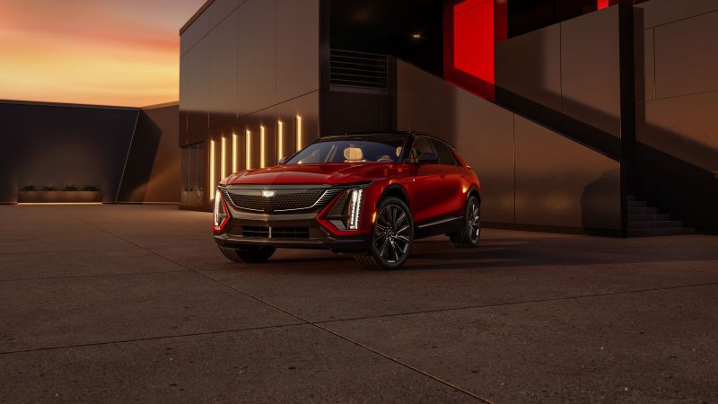 Cadillac Lyriq Sport, Electric SUV, 2024, Luxury electric cars, Wallpaper