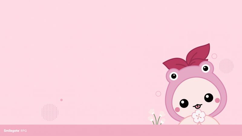 Mokoko, Lost Ark, Pink, Kawaii, Wallpaper