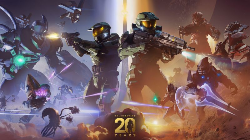 Halo, Xbox, 20th Anniversary, 2021, Wallpaper