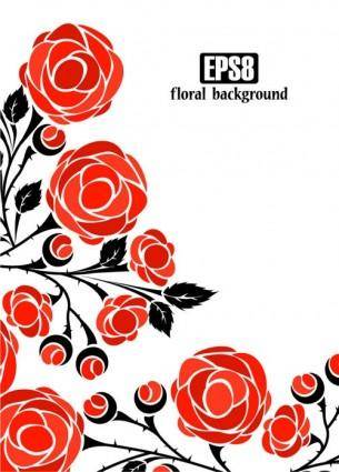 Roses vector 4