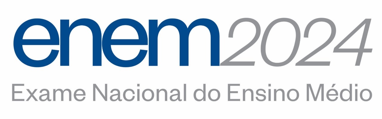 Na imagem, vemos uma imagem com o titulo enem2024. Exame Nacional do ensino médio.