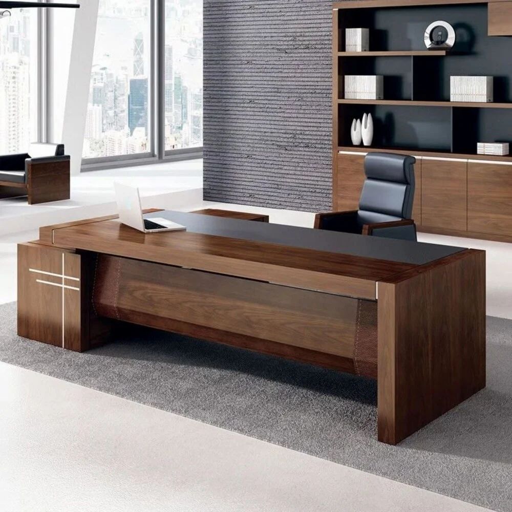 Wooden Office Table, 3 Months, Brown at Rs 45000 in Mumbai | ID: 22432427530