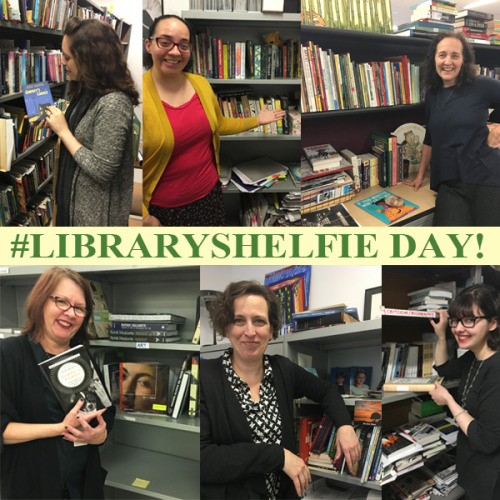The LJ /SLJ staff wishes you a Happy #LibraryShelfie Day. Show us your shelfies!