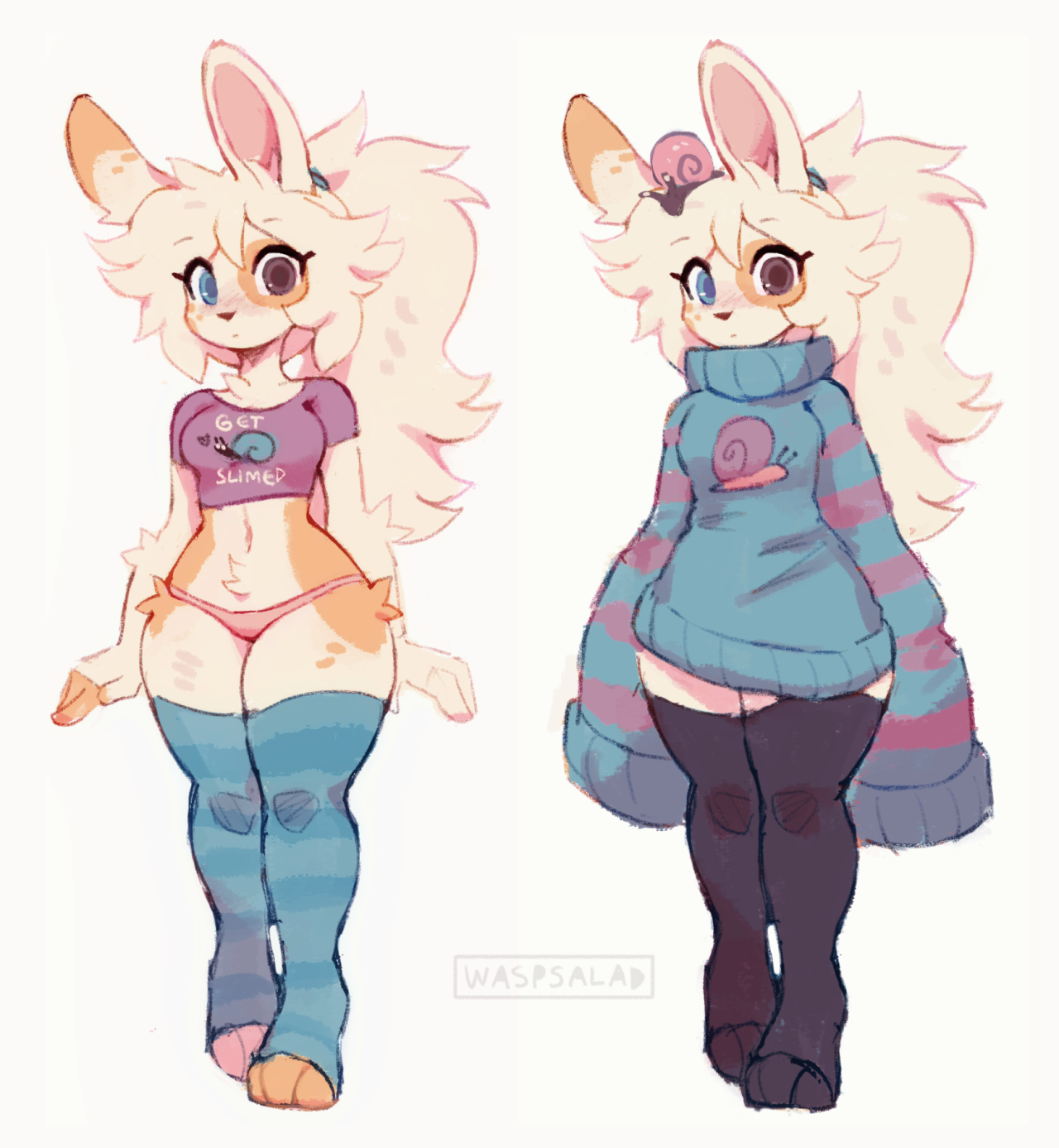 new bny doodleA messy little doodle of a new bunny!! (unnamed for now, brain empty)