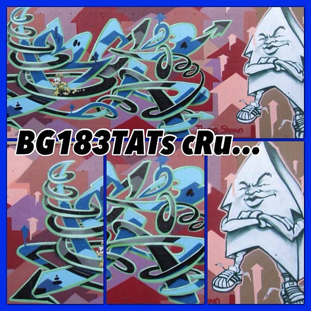 BG183…
TATS cRu
Master of 183 styles..
New York City
Aerosol street art mural.. #streetart#hkig#bg183tatscru#graffitiart#art#street#life#streetlife#murals#trains#to#walls#to#canvas#we#do#it#for#the#love#hiphop#bboys#girls#tatscru#the#book#2013