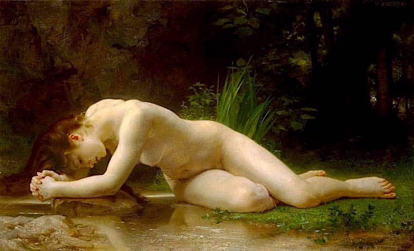 mermaidenmystic:
“Byblis ~ 1884 ~ William Adolphe Bouguereau (French artist,1825-1905)
“In Greek mythology, Byblis or Bublis was a daughter of Miletus. Her mother was either Tragasia, daughter of Celaenus; Cyanee, daughter of the river-god Meander,...