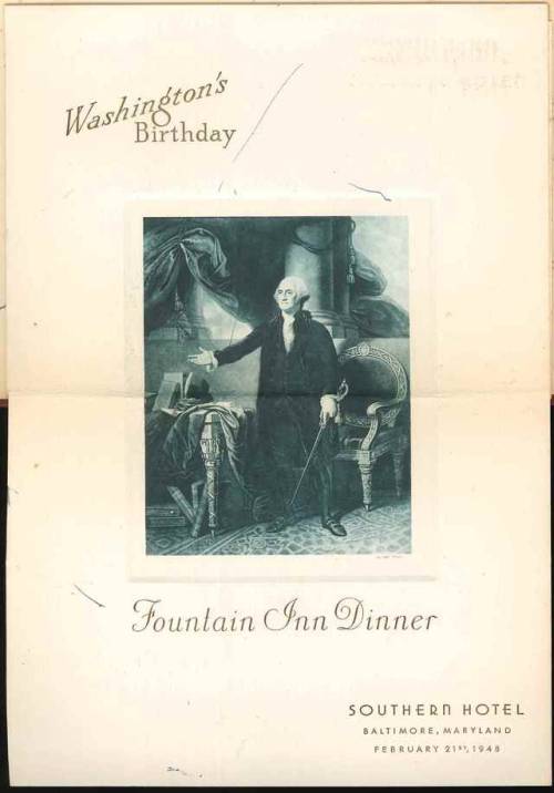 Spotlight on New Collections!
“The Fountain Inn Diary,” by Matthew Page Andrews, 1948. Gift of Dave Guy-Decker. JMM 2017.31.1
A history of the then-site of the Fountain Inn (frequented by George Washington), the Carrolton, and the Southern Hotel,...