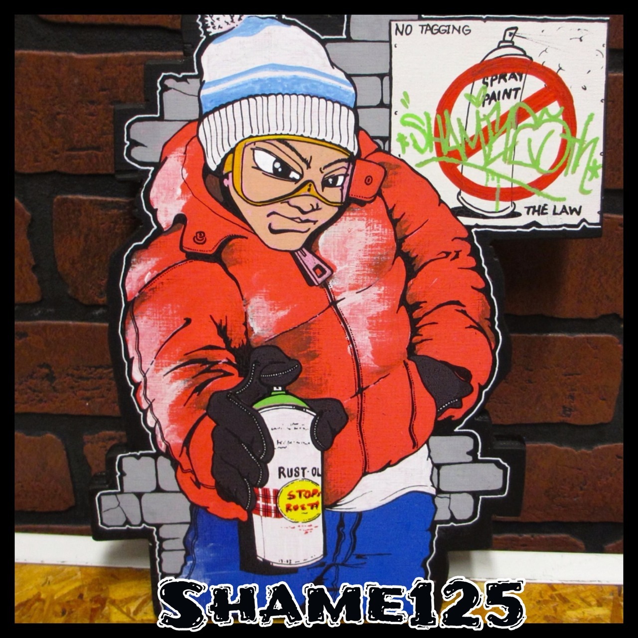 brimtatscru:
“sTreet certified
TATs CRU COLLECTION
On wood ……
sHame 125….
This is how it goes down…
We are producing a limited amount of works on wood
COLLECT YOUR ORIGINAL
NYC CLASSIC STreet Art works By classic artists :
sHame125 - BIO one - NiceR-...