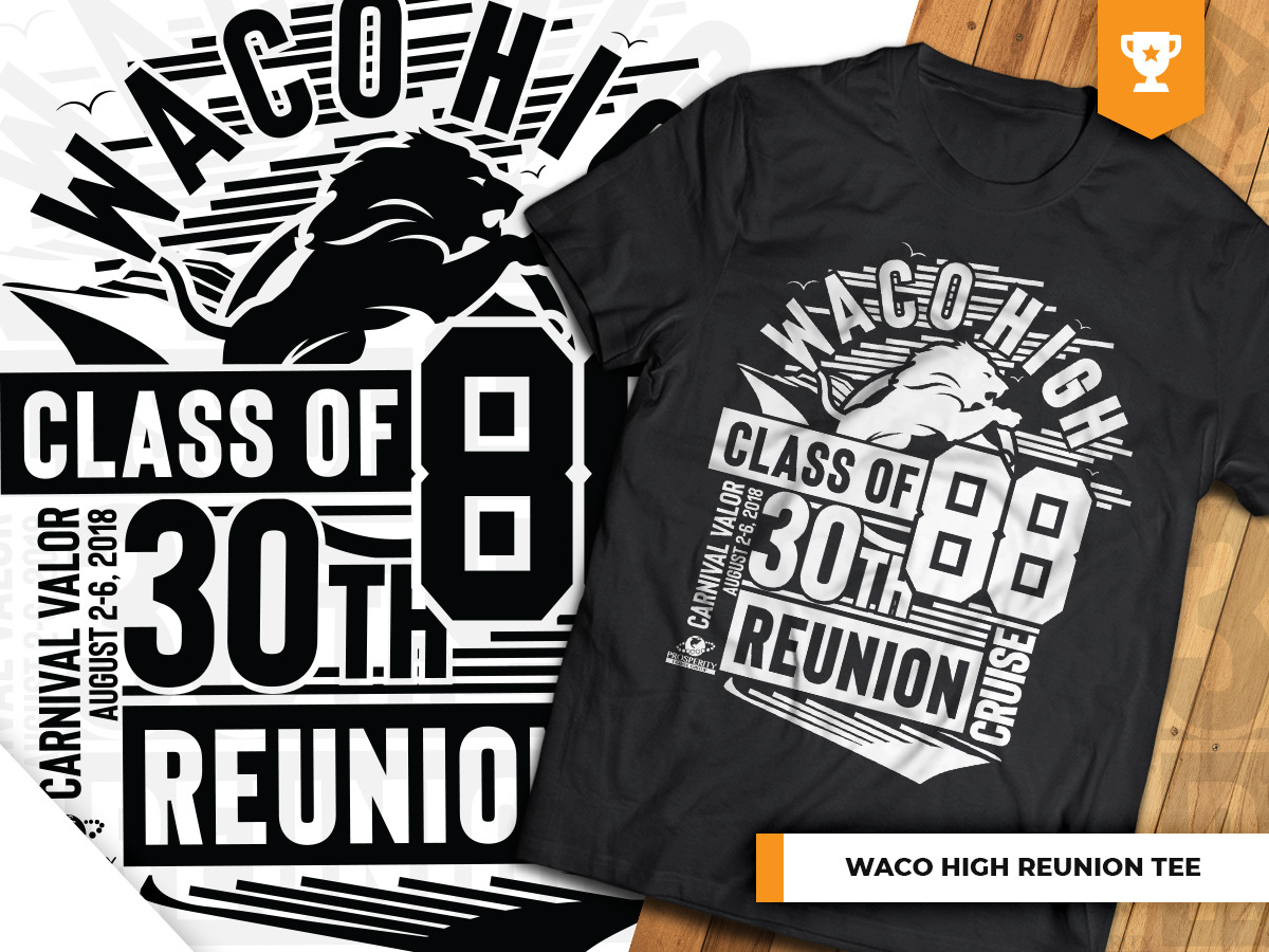 Reunion T-Shirt Design for school.