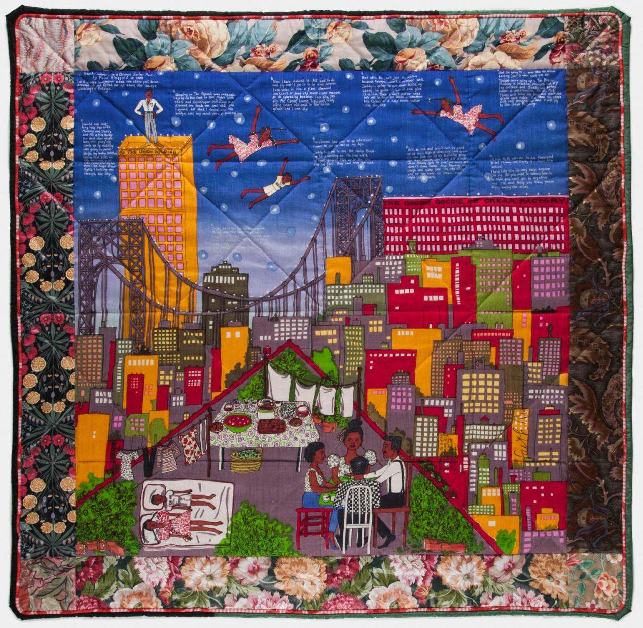 In honor of National Quilting Day, we’re highlighting Faith Ringgold’s “Tar Beach 2” quilt. Ringgold’s combination of image and imagination, text and texture puts a unique, contemporary spin on the traditions of both quilting and storytelling. This...