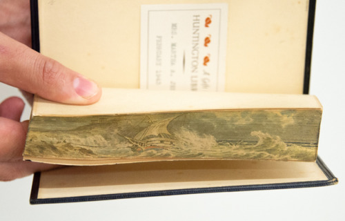 Did you know some books contain hidden images? Fore-edge painting, or decorating the closed leaves of a book, first began in the 11th century; but it wasn’t until the 17th century that the practice of a “disappearing” fore-edged painting began....