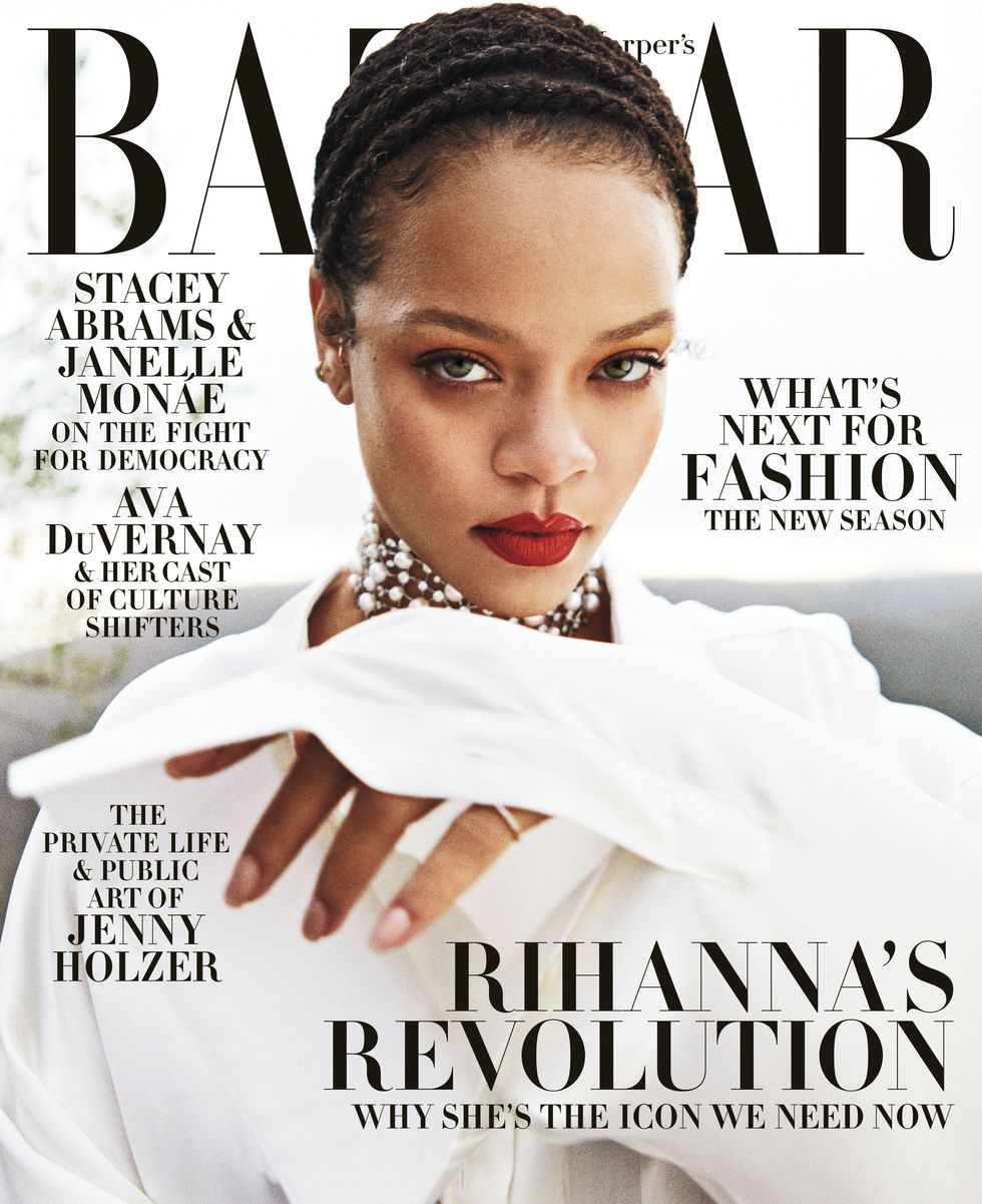 harpersbazaar:
“ Welcome to Rihanna’s Revolution At 32, Robyn Rihanna Fenty is already an icon. But the secret to her success in the beauty business might lie in how she has reimagined what it means to be one.
”