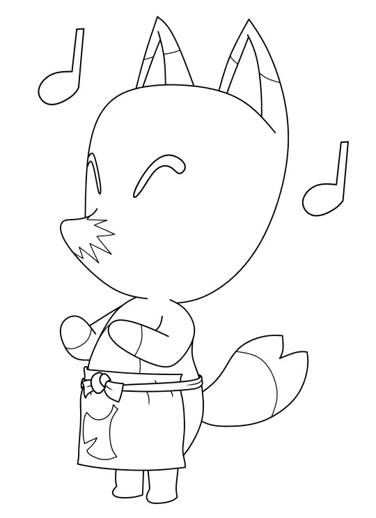 80 Animal Crossing Coloring Pages Marshall Best