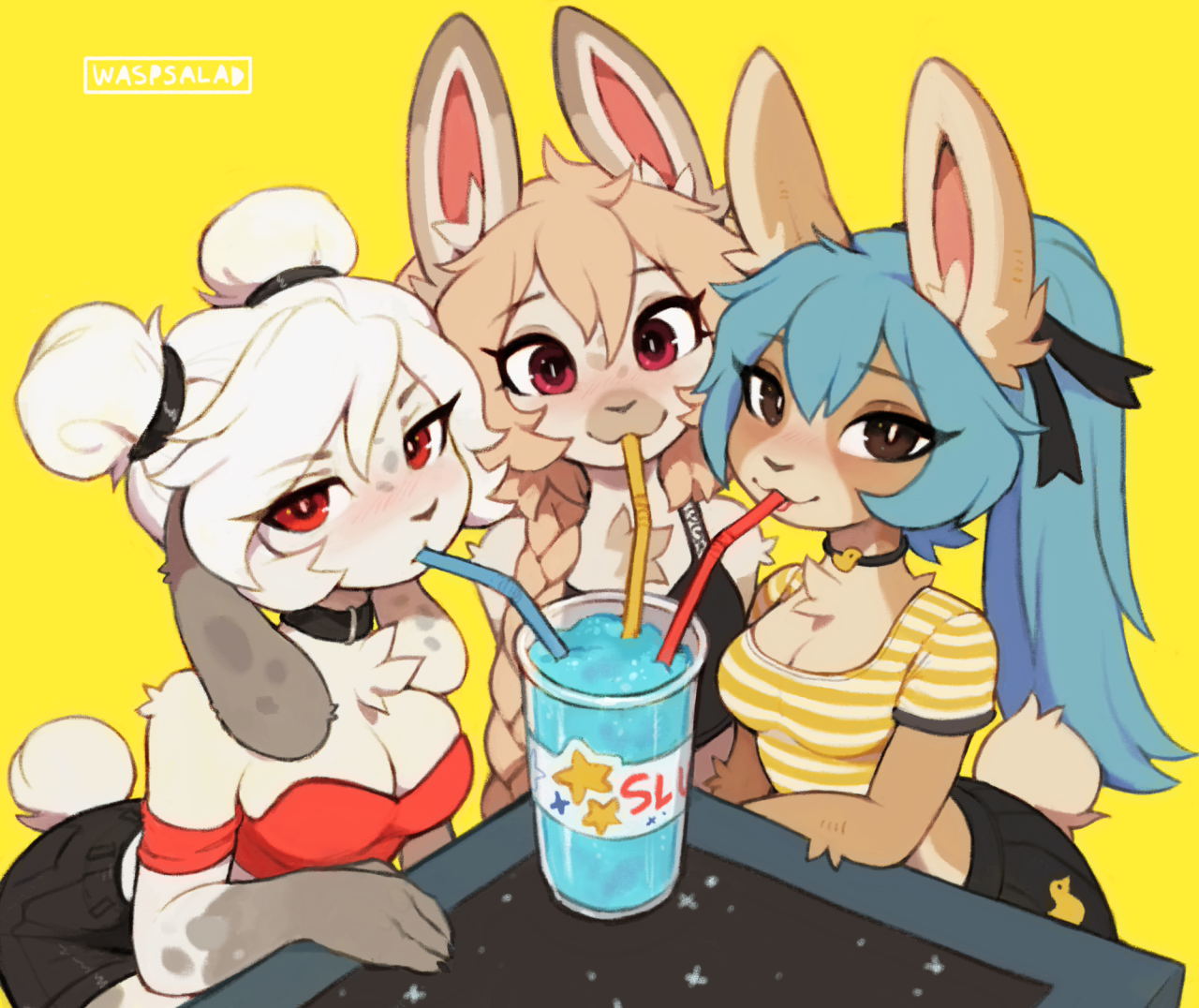 the BunneningBunny meetup! Featuring Vivi, Torpor & Slushie