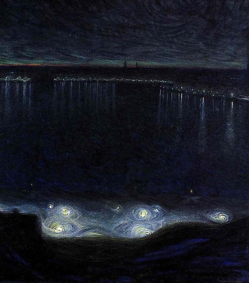 nobrashfestivity:
“Eugene Jansson, Dawn over Riddarfjarden, 1899
”