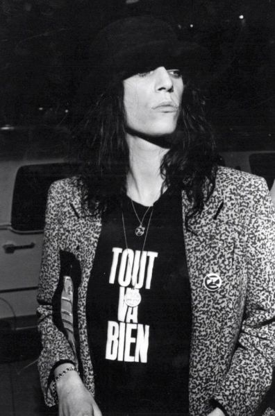 Patti Smith in Hollywood, 1978, photo by Globe Photos