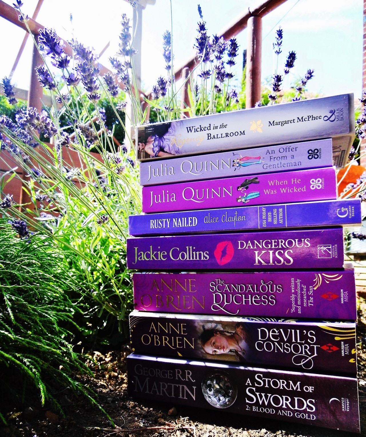 abooknerdstales:
“Lavender Book Stack
”