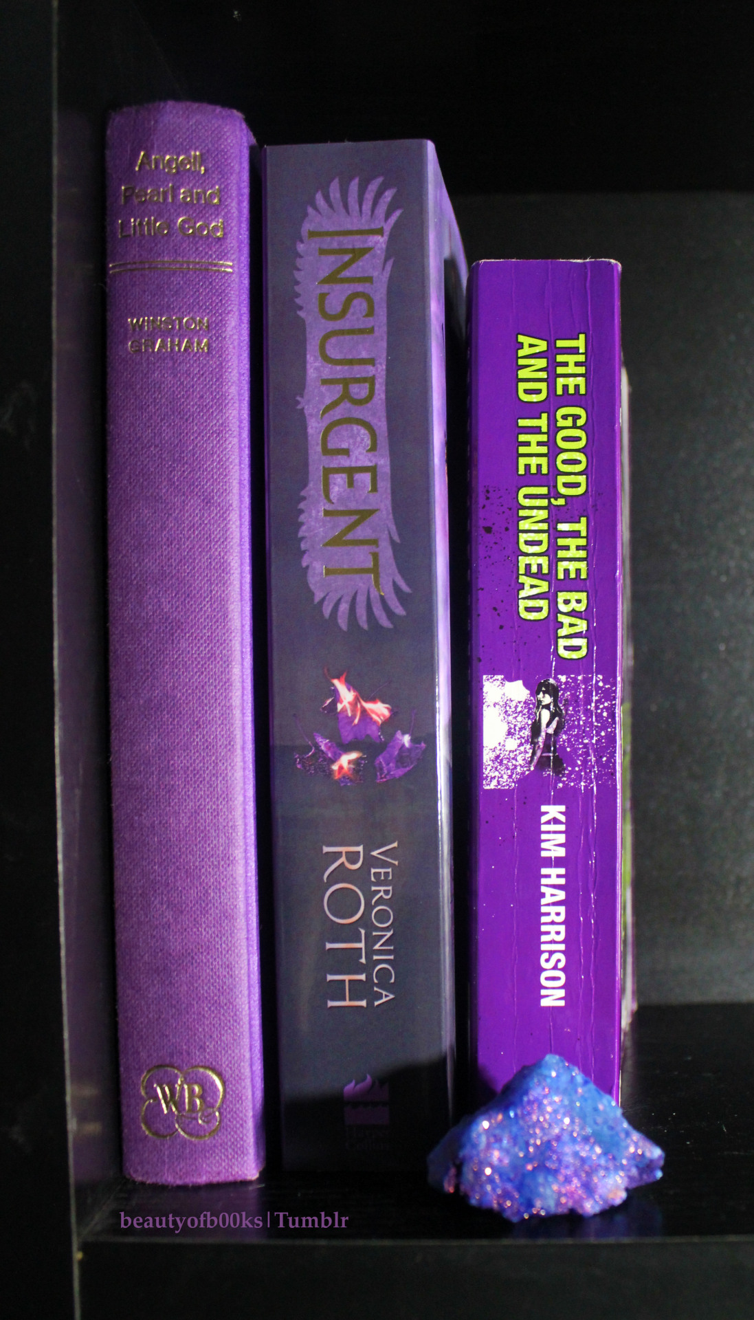 Purple books (I don’t own many I know)