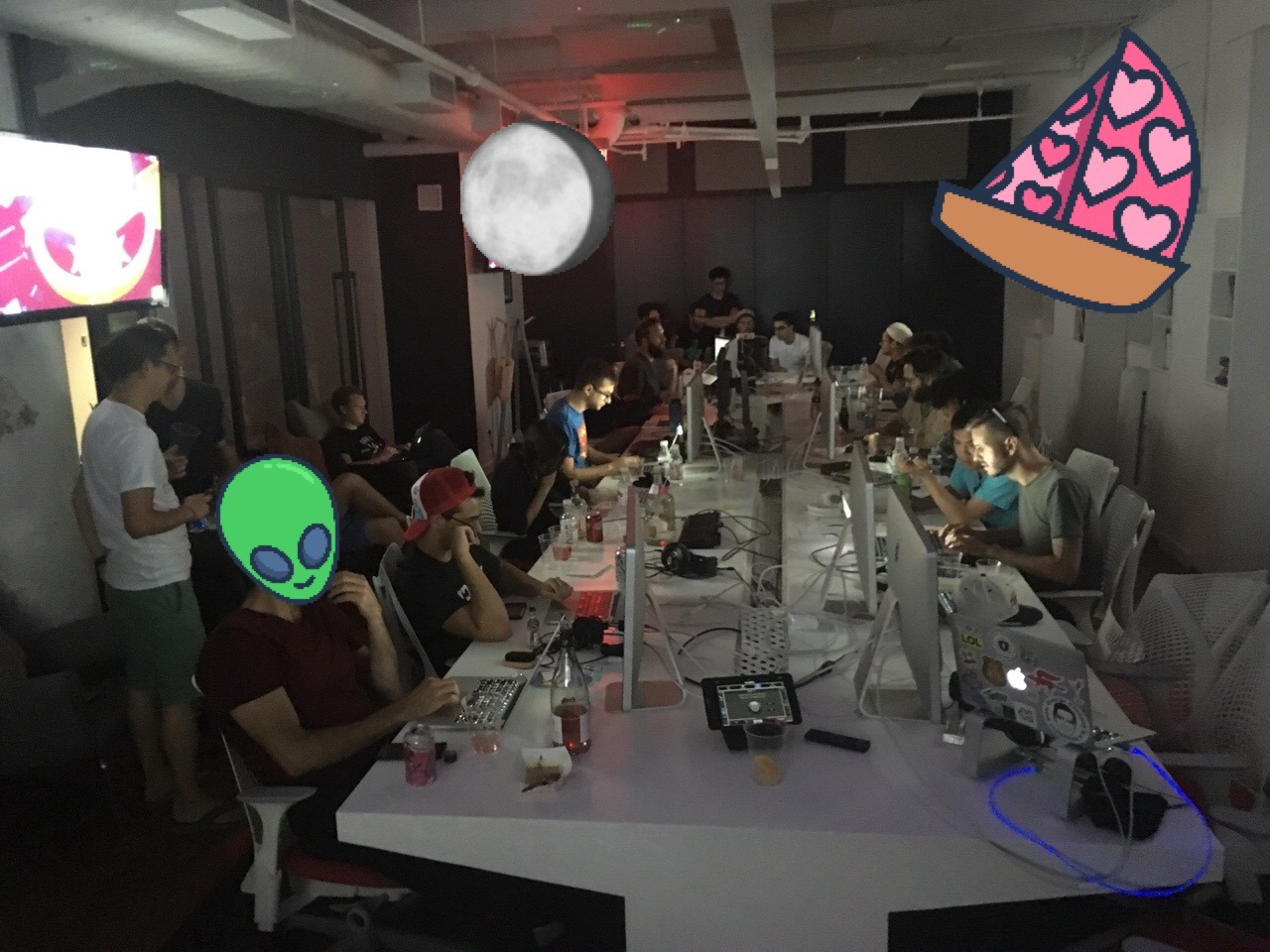 cyle:
“2am, hack day rave room still going
”