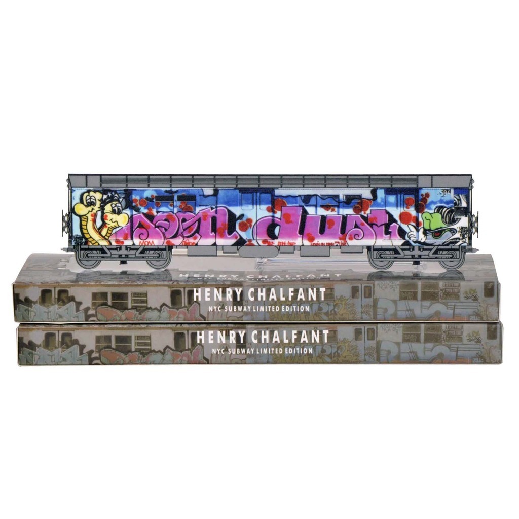 SEEN / DUST
CLASSIC NYC SUBWAY ART 1980′S
Henry Chalfant , Original Collection ,
Revamped and updated on collector edition flat panel trains sets
Classic NYC collector Edition subway cars,
High Quality Limited Edition Original Prints on Flat...