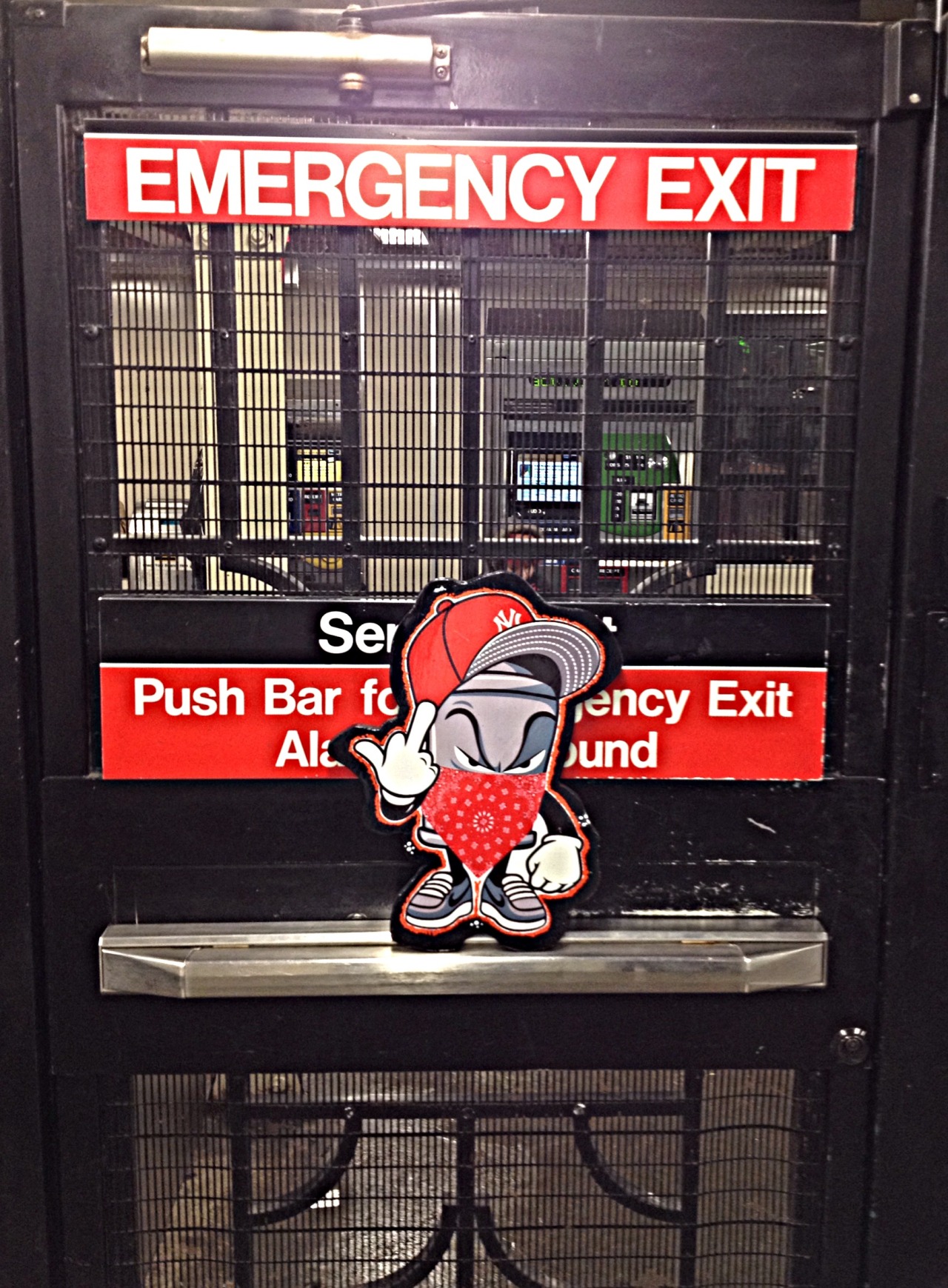 brimtatscru:
“ EMERGENCY EXIT
MR. “MACAN”
FREE WOOD STICKER SLAP
SOUND-VIEW STATION
BRONX NYC
”