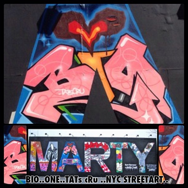 BIO one…
TATs cRu…
“Martha cooper”
Birthday wall ..
New York City …
Street art classic wall..
BIO-crash-hownosm-lady pink...