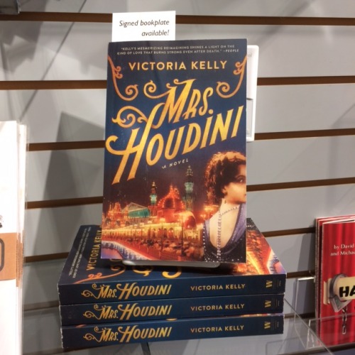 We had a fantastic time with author Victoria Kelly this past Sunday as she shared her talk on Bess Houdini! Missed the program?
You can still get a signed copy of her novel, “Mrs. Houdini” at Esther’s Place, the JMM shop. Stop in or call 443-873-5179...