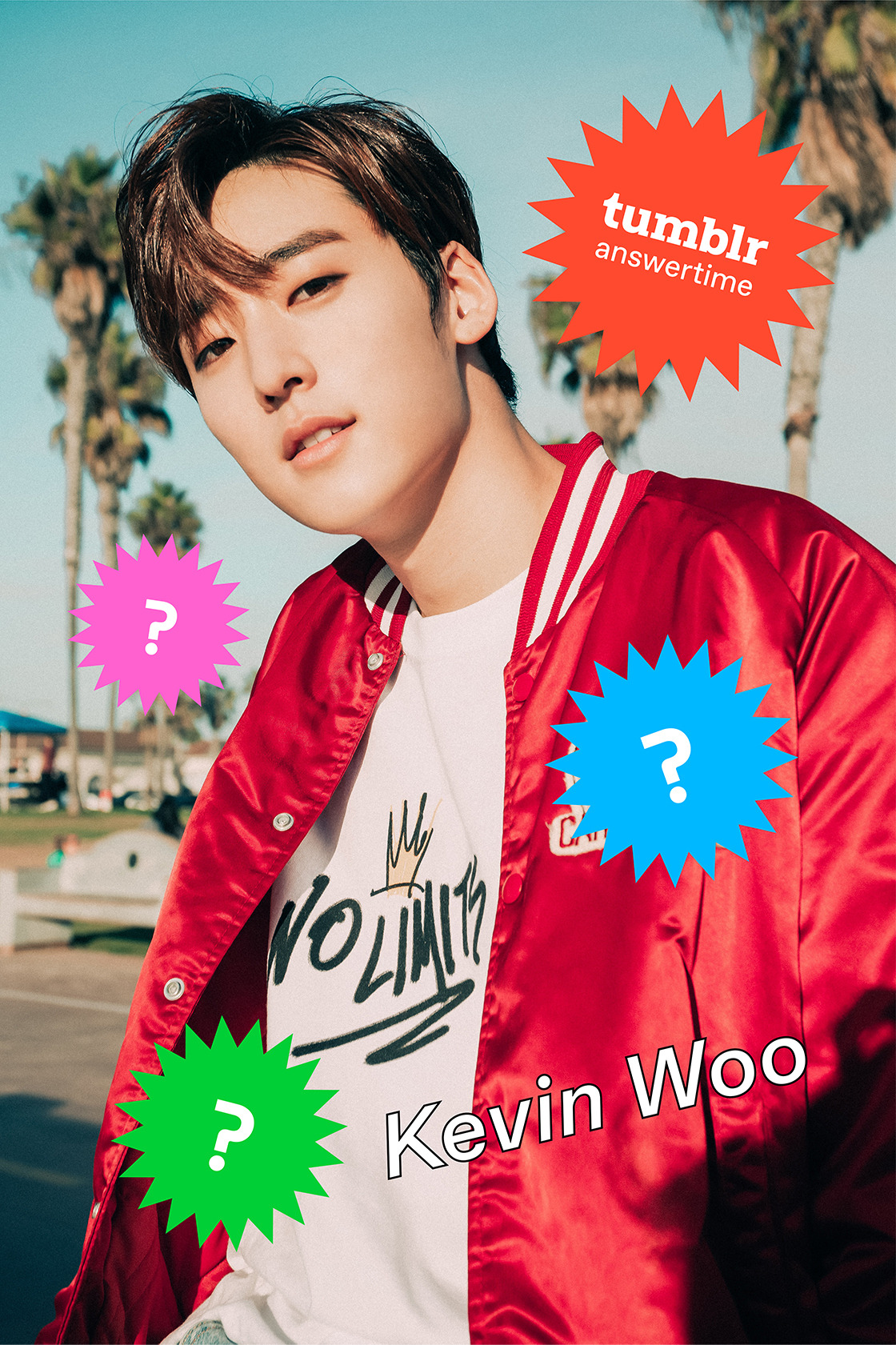 kpop:
“Got a question for Kevin Woo? Submit all of your Qs here with the hashtag #KevinWooAT and you might get an answer on Thursday, 8/15, at 12 p.m. EST!
”