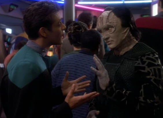 Doctor Bashir and Garak from Star Trek: Deep Space Nine