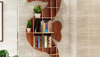 Wooden Seahorse Wall