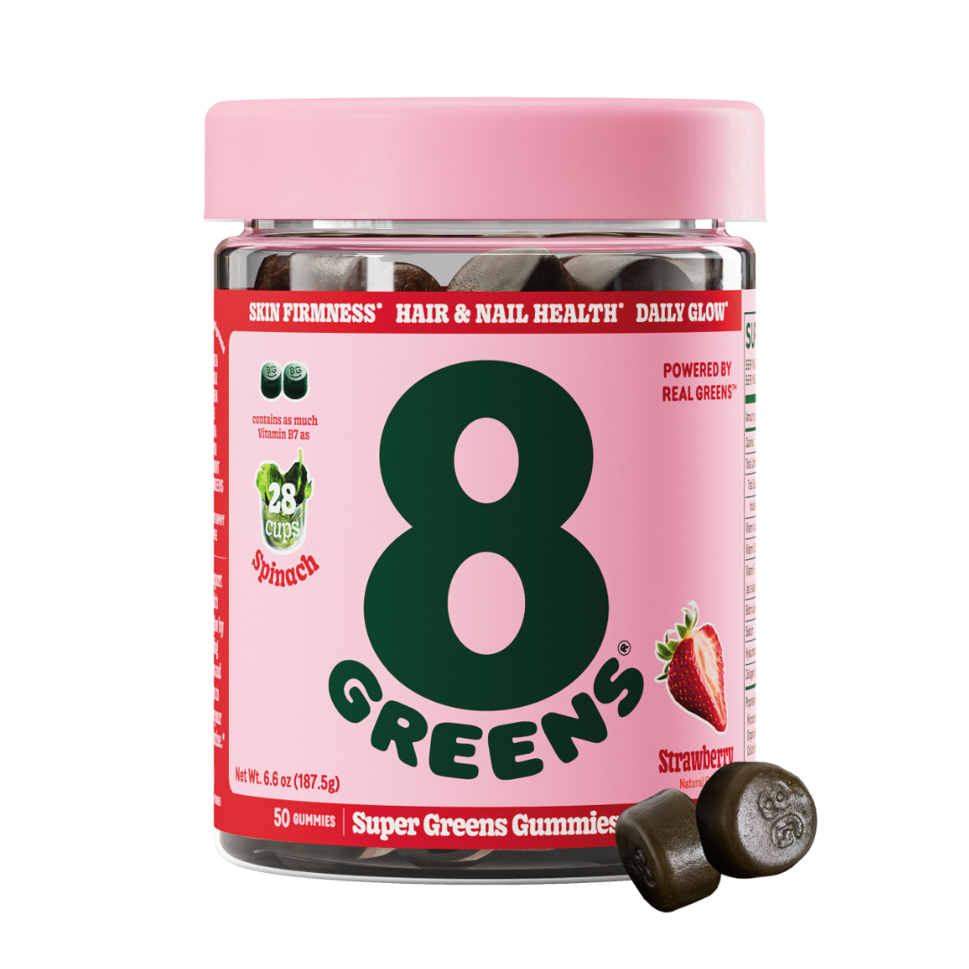 super greens gummies beauty strawberry