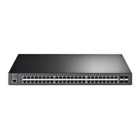 TP-LINK JetStream 52-Port Gigabit L2 Managed Switch with 48-Port PoE