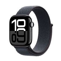 Apple Watch Series 10 GPS 42mm BlackAluminum Case with Ink Cloud Sport Loop