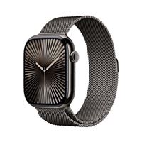 Apple Watch Series 10 GPS Cellular 46mm Slate Titanium Case with Slate Milanese Loop