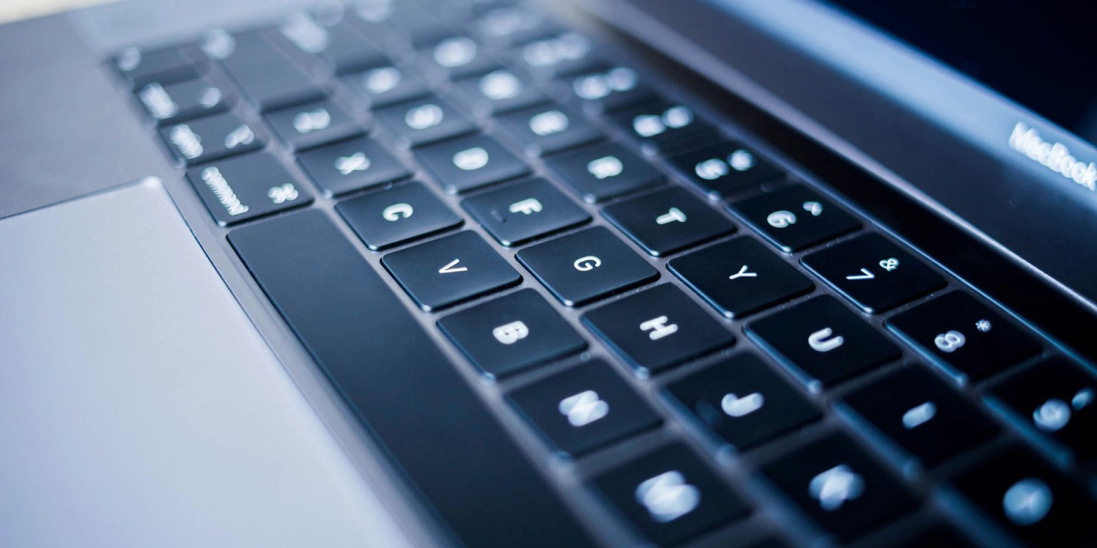 Signal encryption key vulnerability on Mac | Close-up of MacBook Pro keyboard