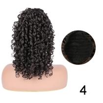 Aplique Rabo De Cavalo Cacheado Curto 45cm Premium Preto - GM Hair