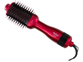 Escova Secadora Philco 1300W Cerâmica Turmalina - com Íons 2 Velocidades Soft Beauty Cherry PEC13