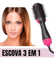 Escova Secadora Profissional Seca Alisa E Modela Cabelo - BBG