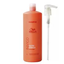 Kit wella invigo nutri enrich 1 litro + válvula pump - WELLA PROFISSIONALS