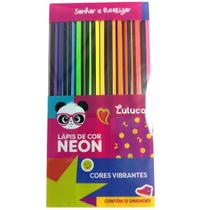 Lapis de COR Luluca Neon 12 Cores - Skypaper