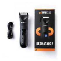 MANCLUB O Desmatador Aparador Elétrico de Região Íntima e Pelos Corporais - Lâmina de Cerâmica com Tecnologia Anti-Cortes, À Prova D'água