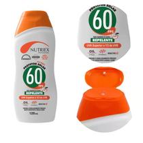 Protetor Solar FPS 60 120ML 1/3 UVA C/ Repelente - Nutriex