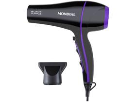 Secador de Cabelo Mondial Black Purple SCN-01 - Tourmaline 2000W 2 Velocidades