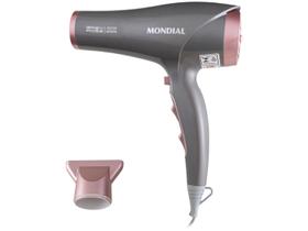 Secador de Cabelo Mondial Keratin Grafite e Rosé - 2000W 2 Velocidades SCN-11